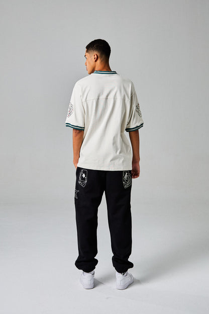 DEEPER V NECK OVERSIZE TEE OFF WHITE