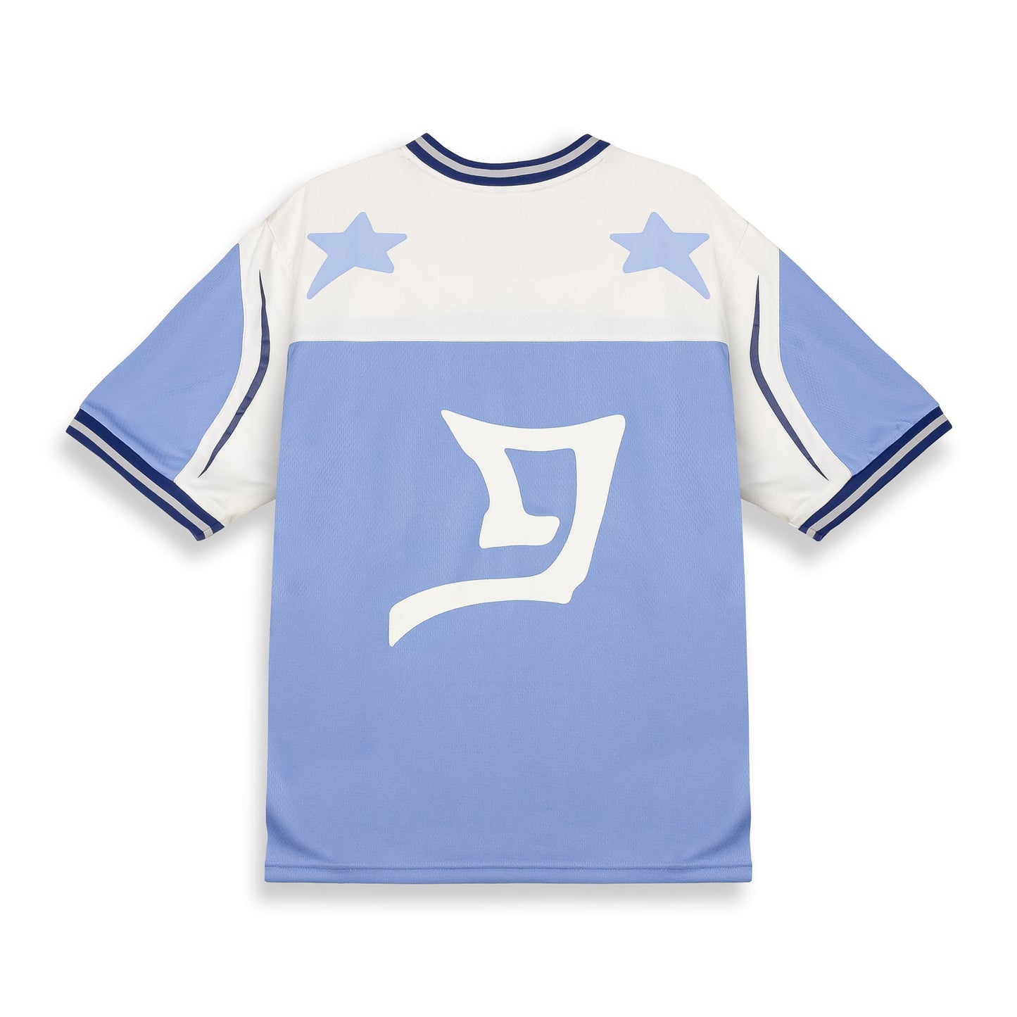 INFAMOUS DEEPER V NECK OVERSIZE TEE LIGHT BLUE