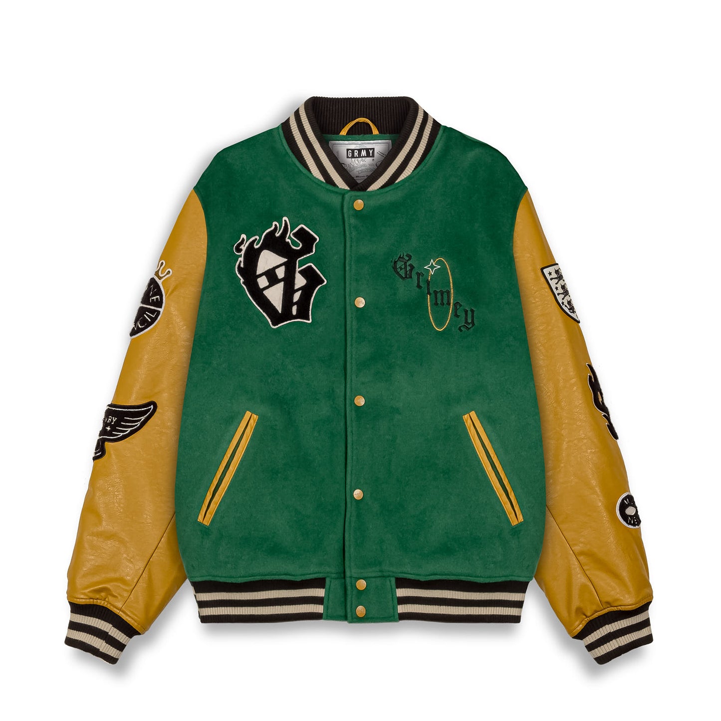 SAOIRSE BASEBALL JACKET GREEN