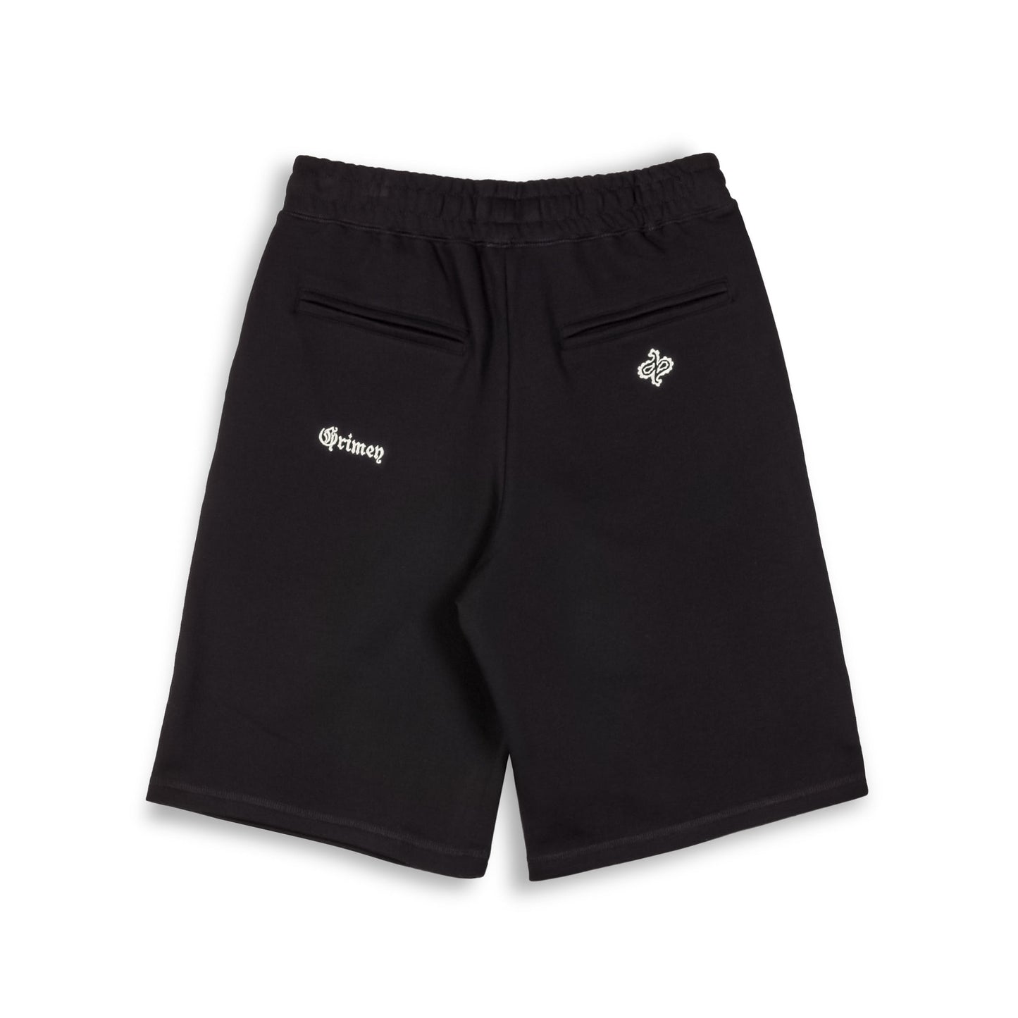CAUSING PANIC BAGGY SWEATSHORTS BLACK