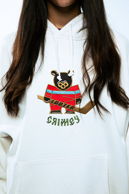 THE LOWER DEPTHS VINTAGE HOODIE OFF WHITE
