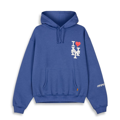GRIMEY BOYS VINTAGE HOODIE ROYAL BLUE