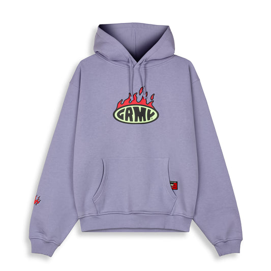 SCRATCHING MEMORIES VINTAGE HOODIE VIOLET