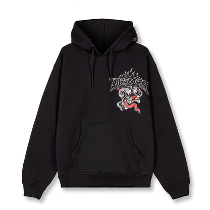 DEEPER HEAVYWEIGHT VINTAGE HOODIE BLACK