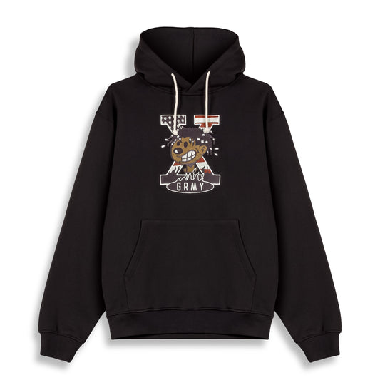 VOODOO CHILD VINTAGE HOODIE BLACK