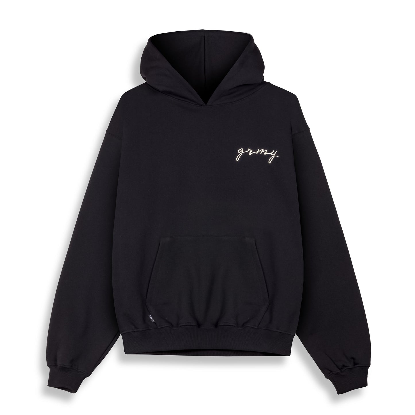 SAVAGE DOMAIN FRENCH TERRY BOXY HOODIE BLACK