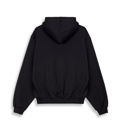 SAVAGE DOMAIN FRENCH TERRY BOXY HOODIE BLACK