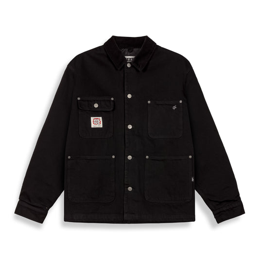 THE SHELTER DENIM COAT BLACK