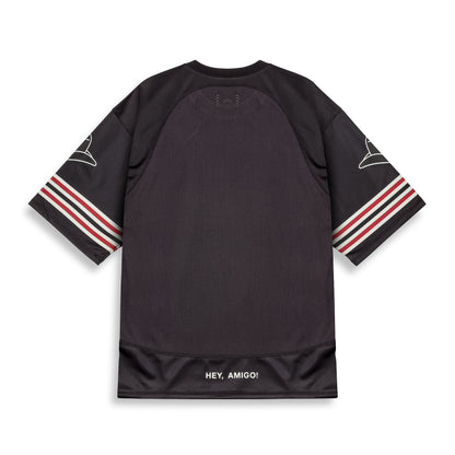 LONE HAND MESH FOOTBALL JERSEY BLACK