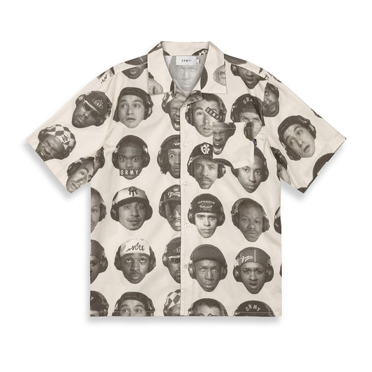 THE MIDNITE BUTTON UP SHIRT LIGHT GREY