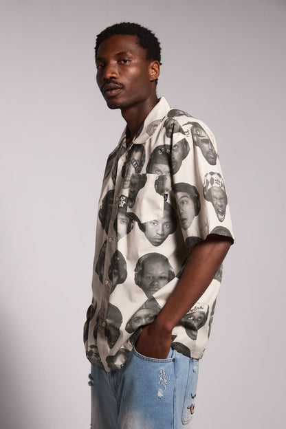 THE MIDNITE BUTTON UP SHIRT LIGHT GREY