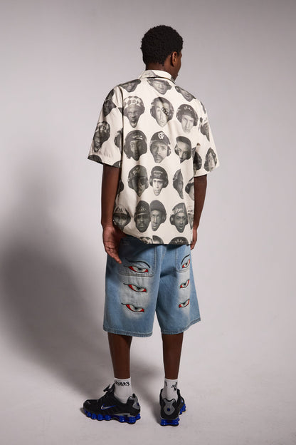 THE MIDNITE BUTTON UP SHIRT LIGHT GREY