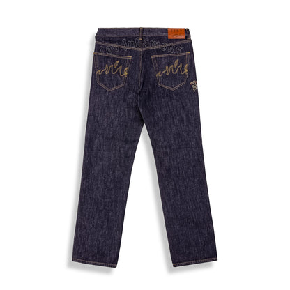 THE PLANET REGULAR DENIM PANTS RAW BLUE