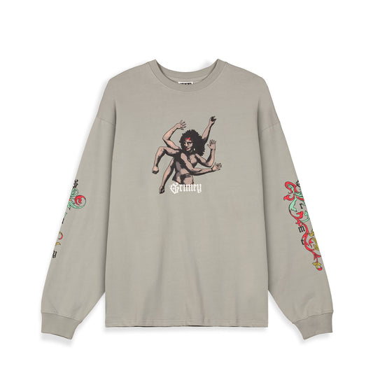 SAOIRSE DIVINE COUNCIL LONG SLEEVE TEE GREY