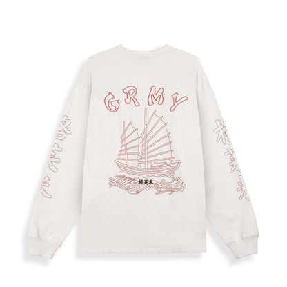 SAMPANS LORDS LONG SLEEVE TEE OFF WHITE