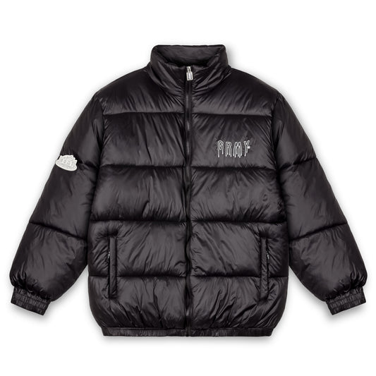 BACK AT YOU PUFFER JACKET BLACK