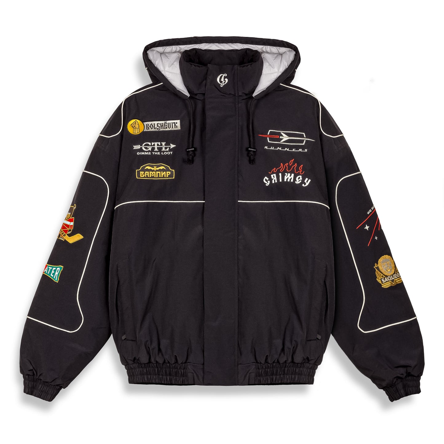 THE LOWER DEPTHS PULLOVER JACKET BLACK