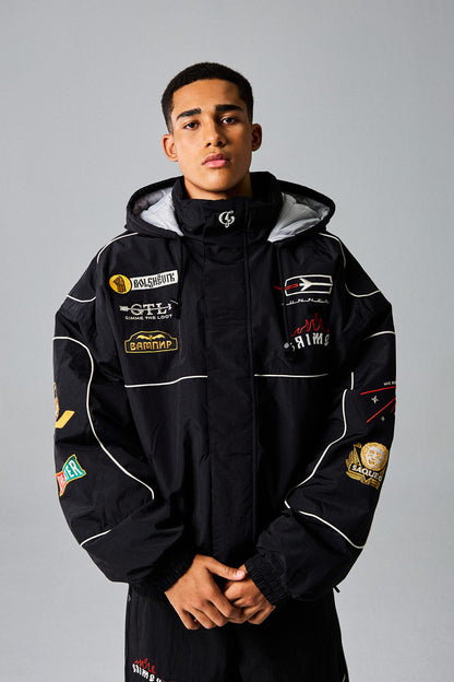 THE LOWER DEPTHS PULLOVER JACKET BLACK