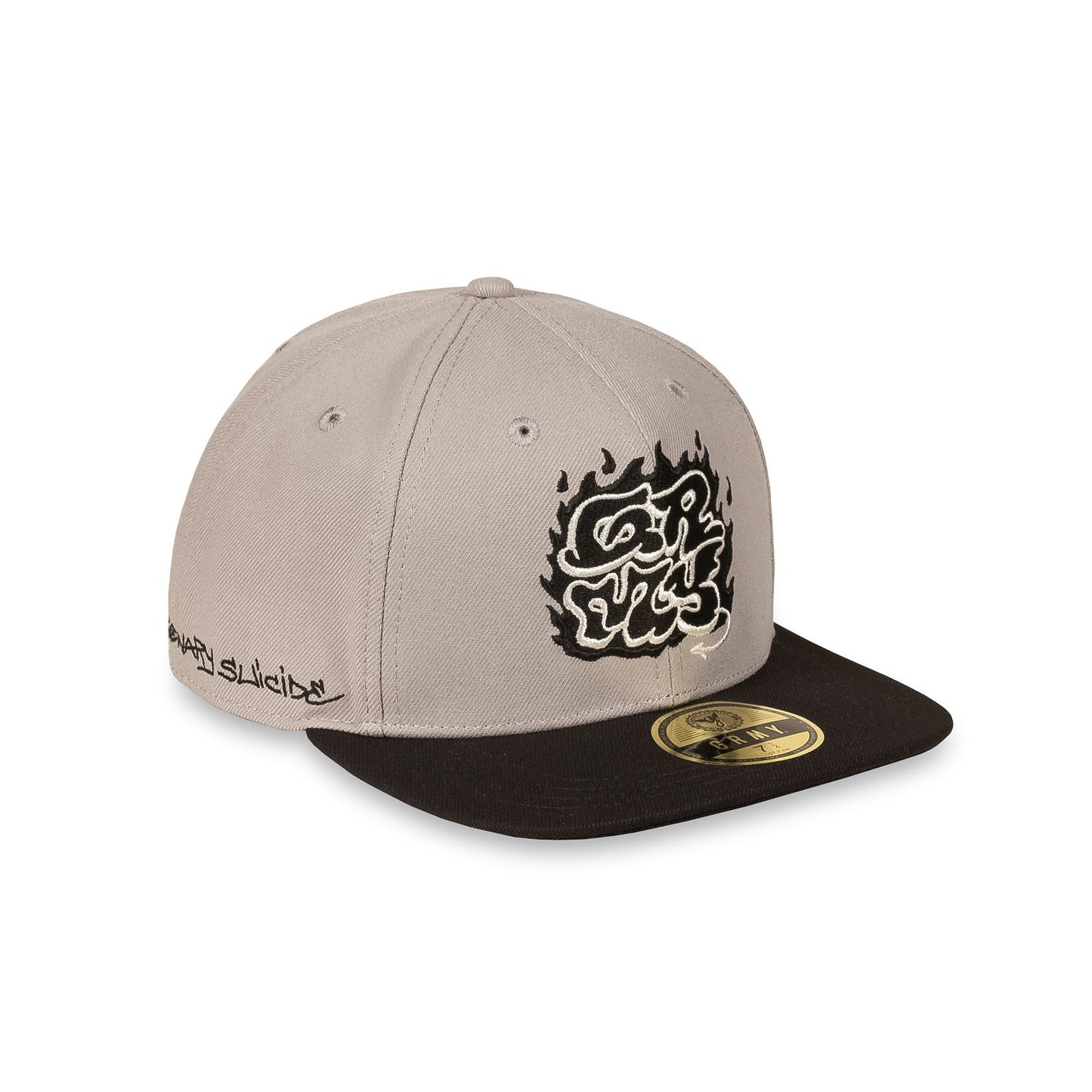 THE SHELTER THROW UP FITTED CAP GREY
