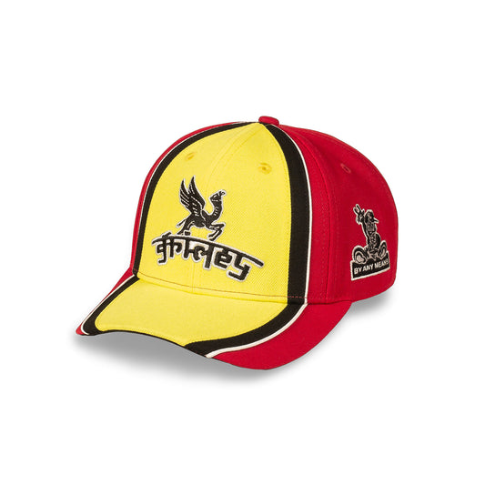 RACE WAR CURVED VISOR SNAPBACK CAP RED