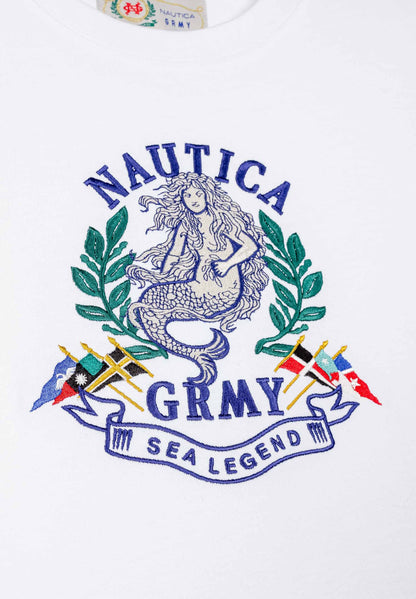 THE SEA LEGEND NAUTICA  X GRMY REGULAR TEE WHITE