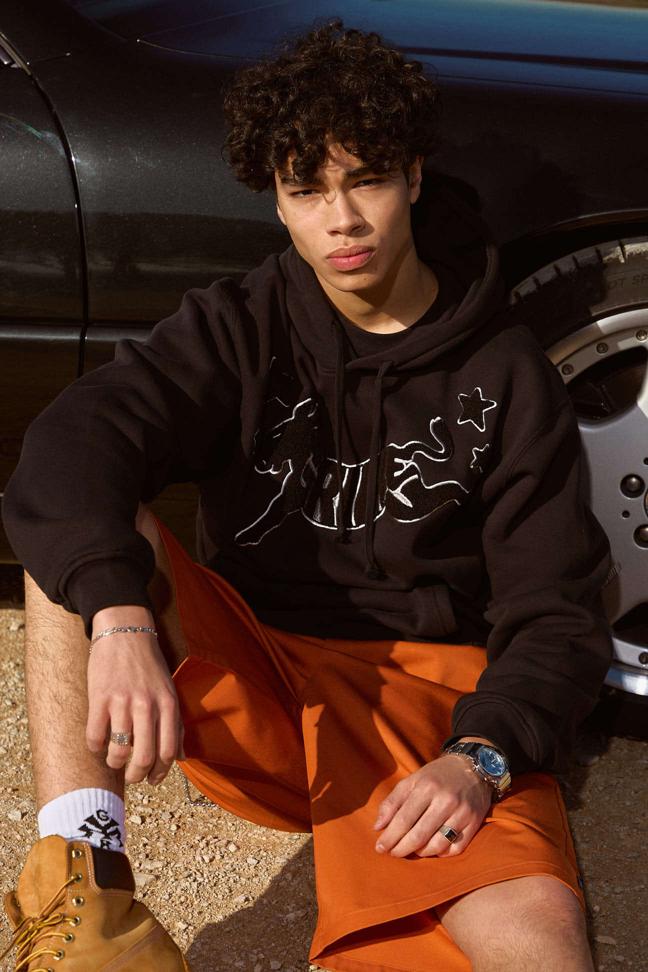 TOUGH GUYS REGULAR HOODIE BLACK