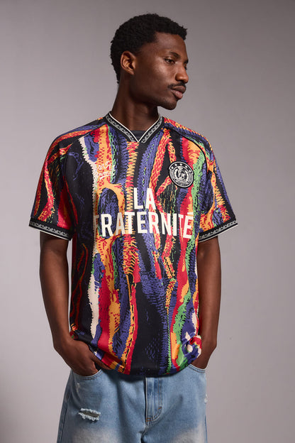 LA FRATERNITE SOCCER TEE MULTICOLOR