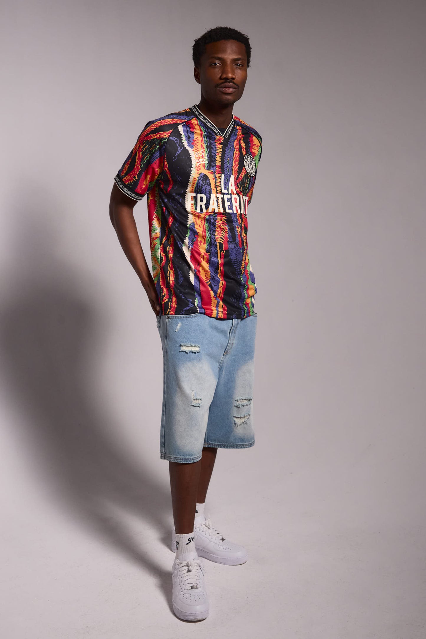 LA FRATERNITE SOCCER TEE MULTICOLOR