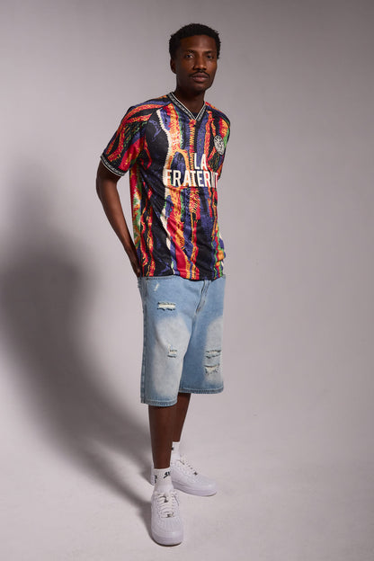 LA FRATERNITE SOCCER TEE MULTICOLOR