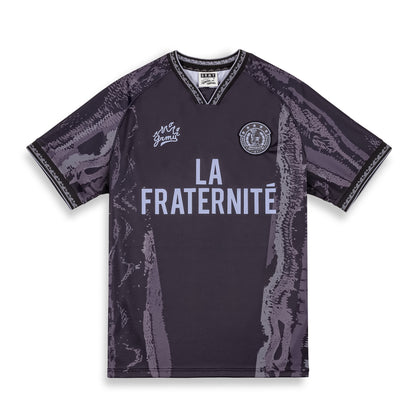 LA FRATERNITE RIVAUX SOCCER TEE BLACK