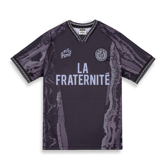 LA FRATERNITE RIVAUX SOCCER TEE BLACK
