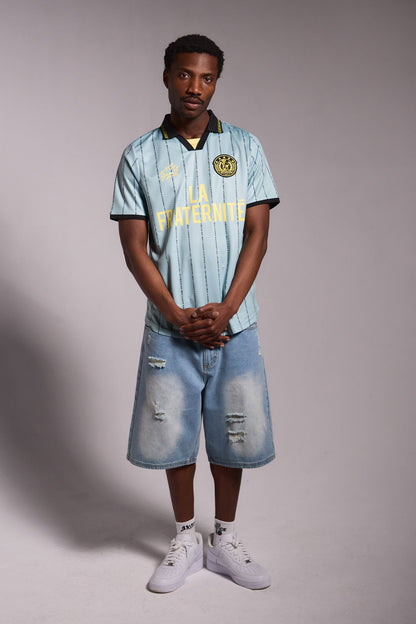 LA FRATERNITE BRULER PILLER SOCCER TEE BLUE