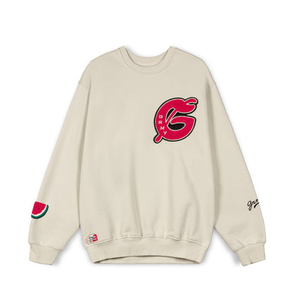 NABLUS VINTAGE CREWNECK WHITE