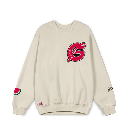 NABLUS VINTAGE CREWNECK WHITE