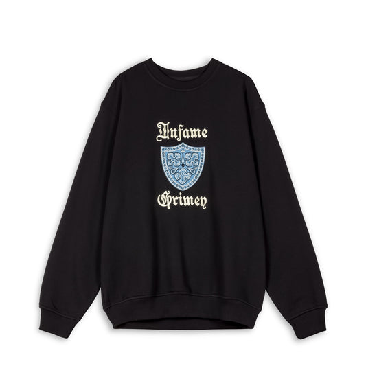 CAUSING PANIC VINTAGE CREWNECK BLACK