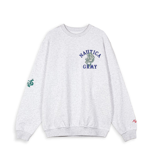 MIGHTY HARMONIST NAUTICA X GRMY VINTAGE CREWNECK SPORT GREY