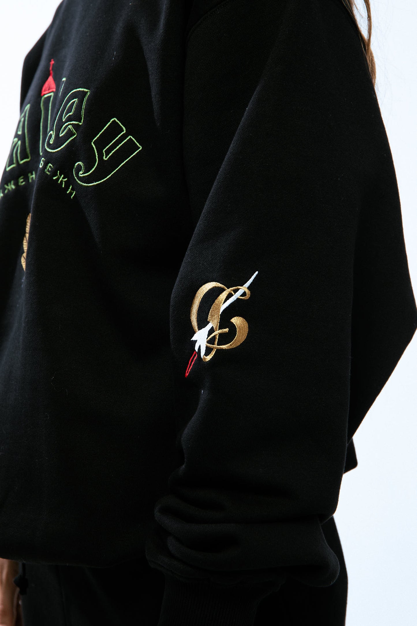 THE LOWER DEPTHS VINTAGE CREWNECK BLACK