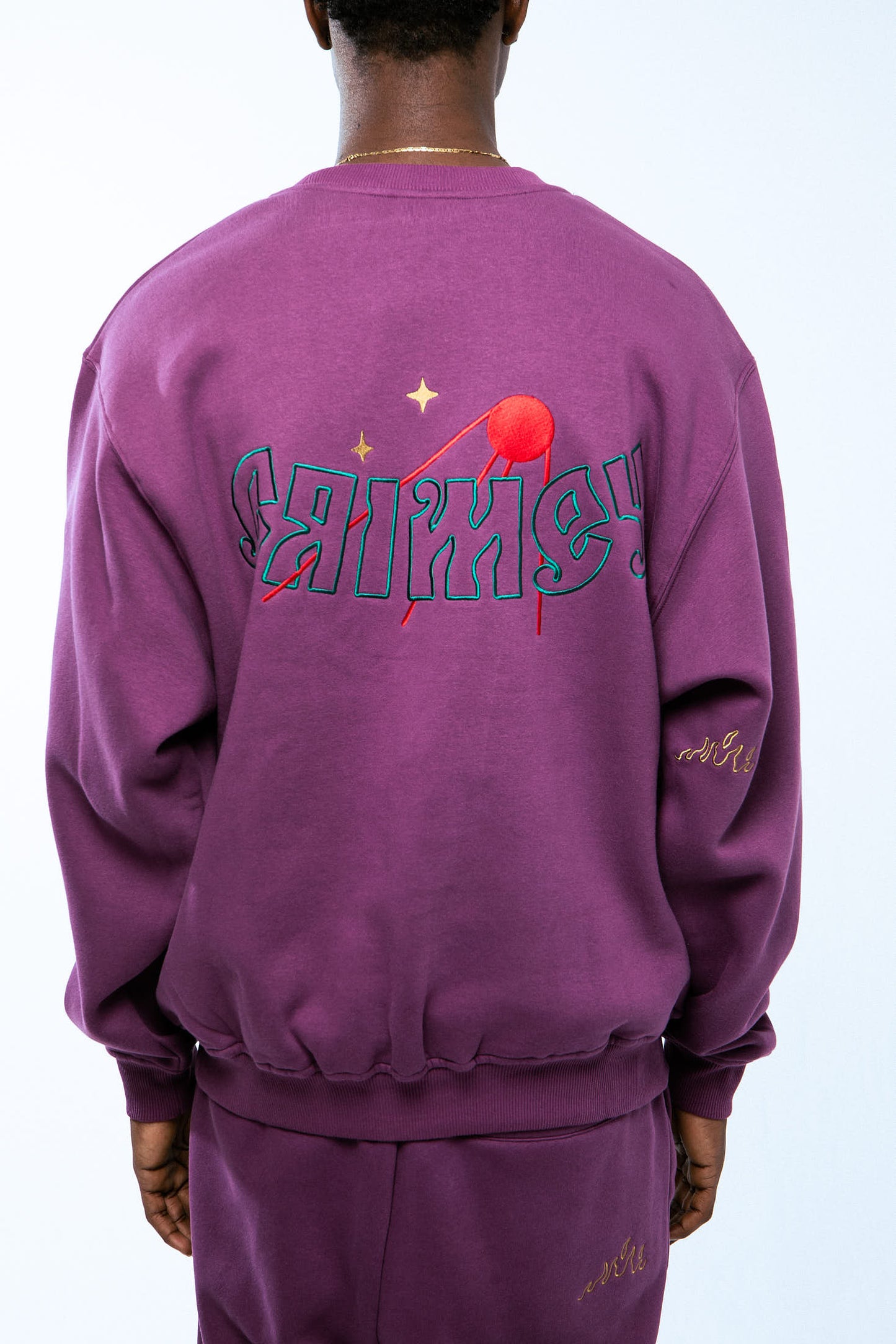 THE LOWER DEPTHS TOCHKA VINTAGE CREWNECK PURPLE