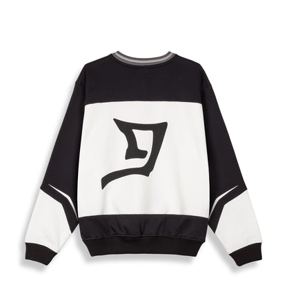 INFAMOUS DEEPER V NECK VINTAGE CREWNECK BLACK