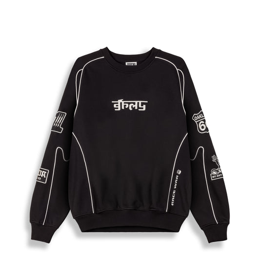 RACE WAR VINTAGE CREWNECK BLACK