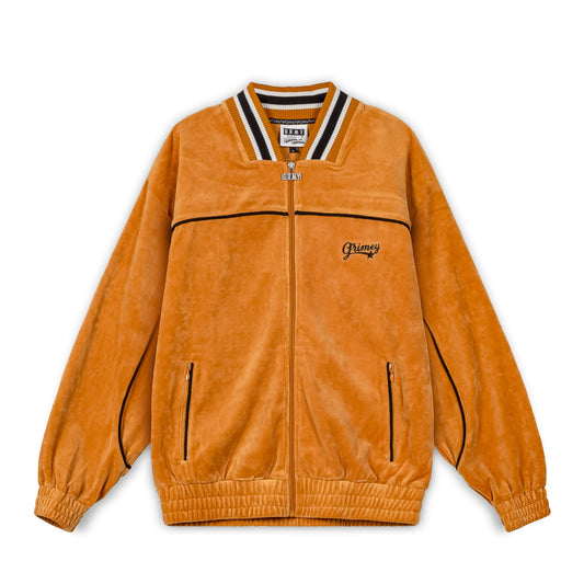 MADRID VELVET TRACK JACKET ORANGE