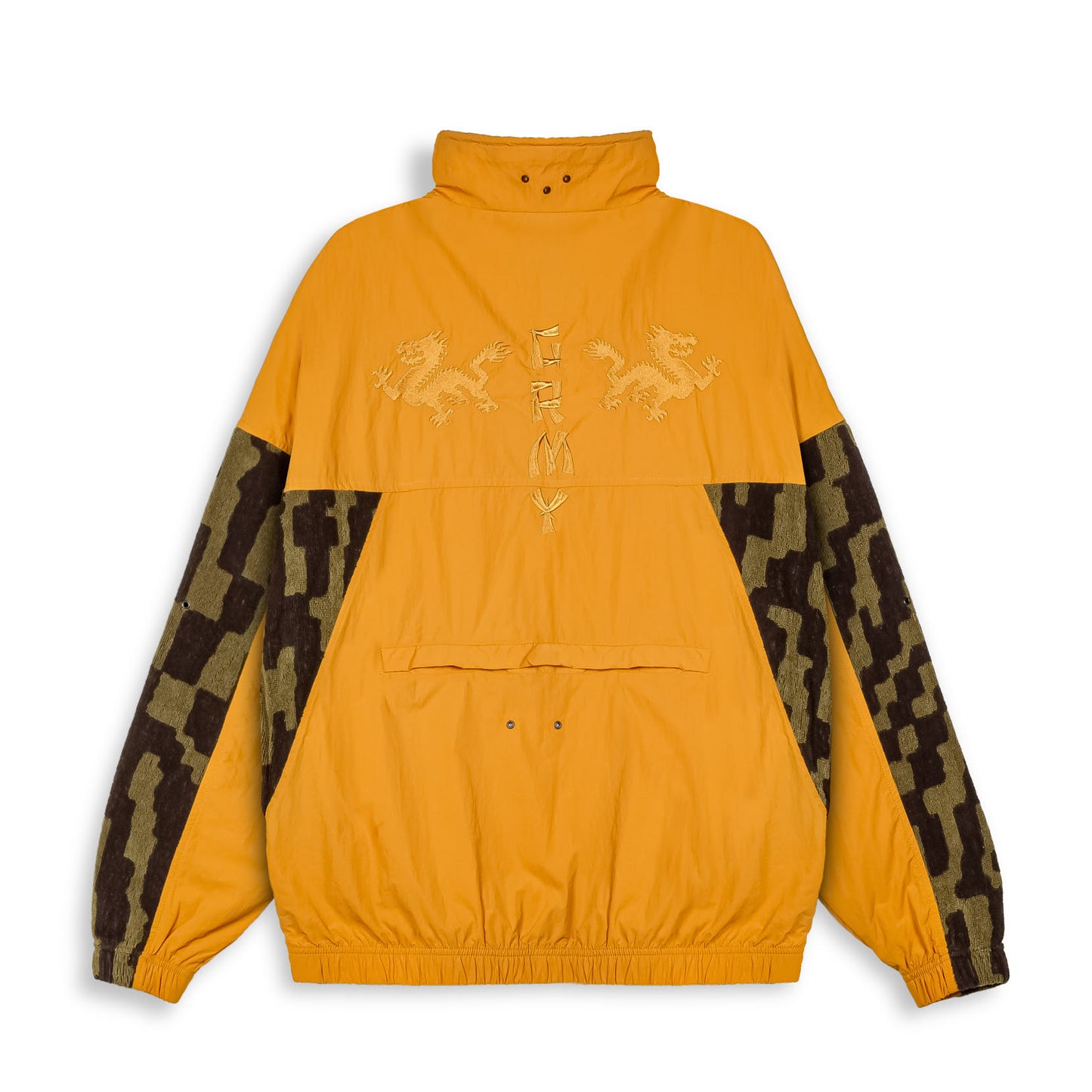 LUCKY DRAGON TRACK JACKET MUSTARD