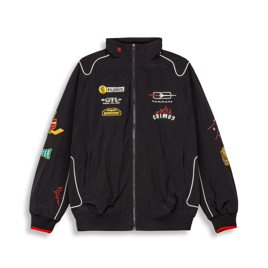THE LOWER DEPTHS TRACK JACKET BLACK