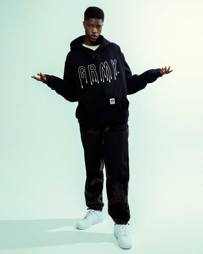 BACK AT YOU VINTAGE HOODIE BLACK