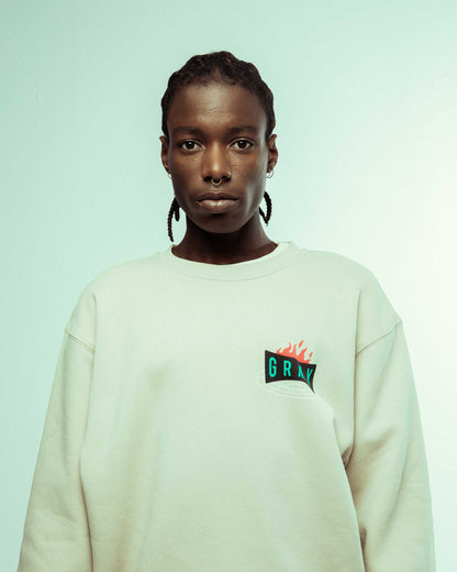 BACK AT YOU VINTAGE CREWNECK CREAM