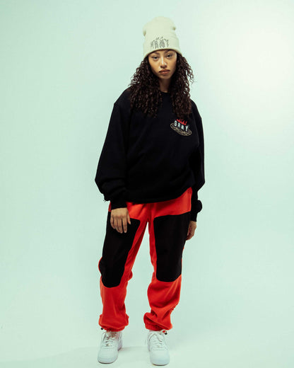 BACK AT YOU VINTAGE CREWNECK BLACK