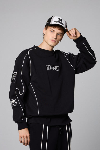 RACE WAR VINTAGE CREWNECK BLACK