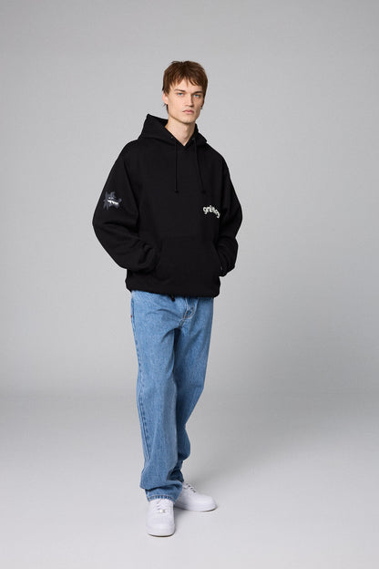 THE PLANET REGULAR HOODIE BLACK