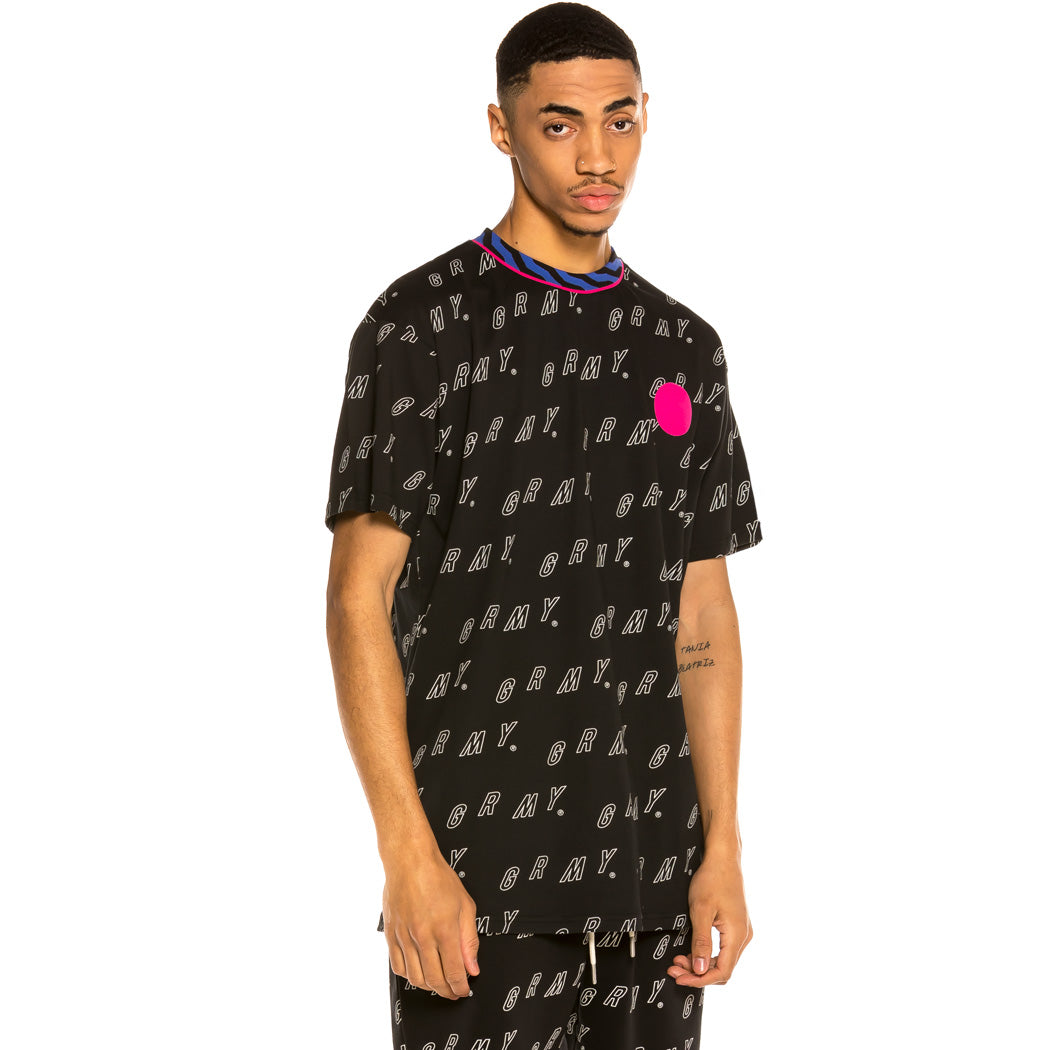 GRIMEY URMAH DOJO ALL OVER PRINT TEE BLACK