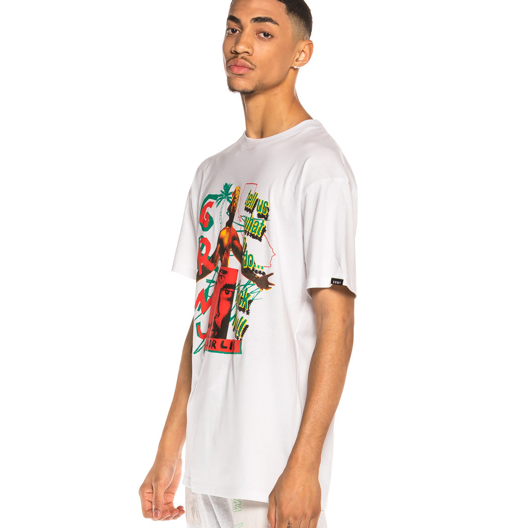 GRIMEY MACK FOR LIFE TEE WHITE